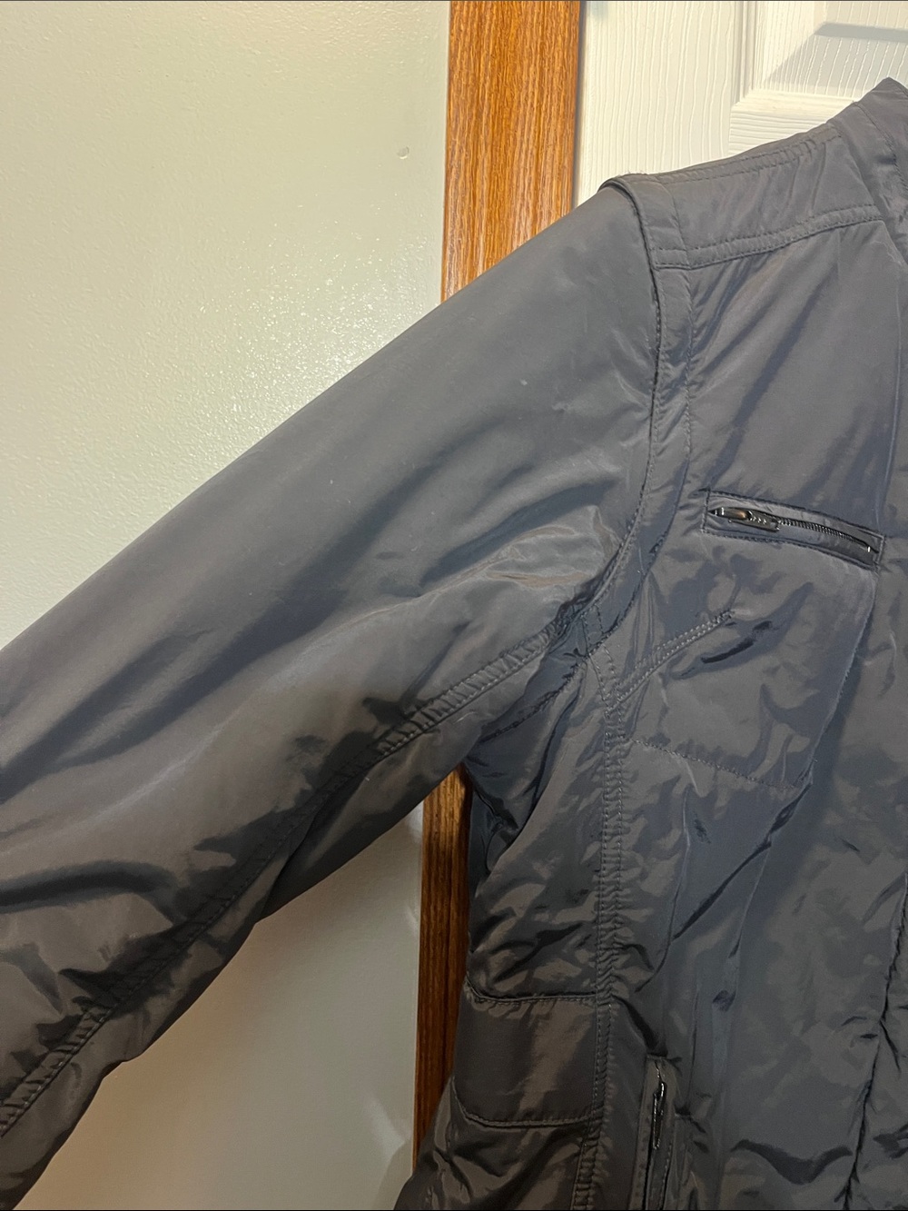 HARLEY DAVIDSON Black & Pink Reversible Med Weight Coat &/or Vest Women’s Large - Picture 4 of 16